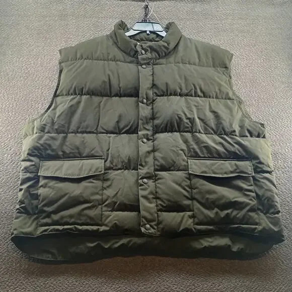 Cabela's Premier Northern Goose Down Puffer Vest Green 4XL Men Hunting