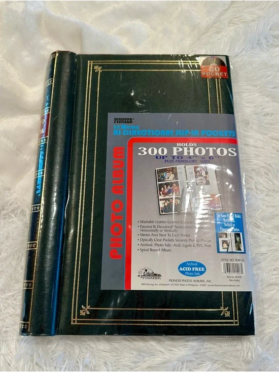 💚Pioneer Le Memo 300 Photo Album 4x6 Bi-Directional Slip-In Acid Free