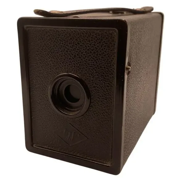 Flash Box Camera Vintage Agfa Cadet A-8 Germany 1940s A8 Film With Viewfinder