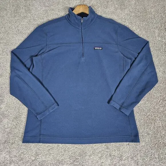 Patagonia Micro D Fleece Pullover Men's Large Blue Gorpcore Granola Outdoors