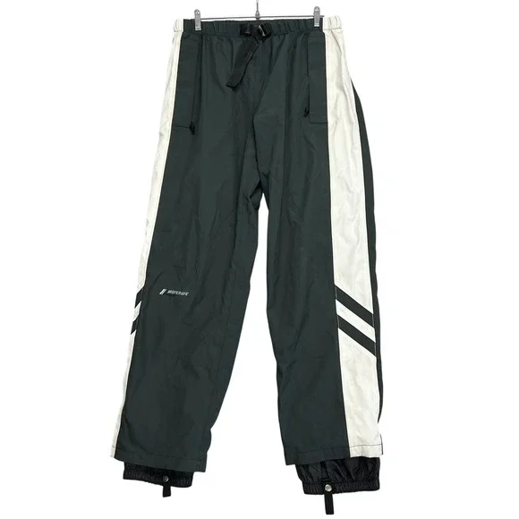 Vintage 90s Wave Rave Gore-Tex Snowboard Pants Mens XL Green Skater Gorpcore