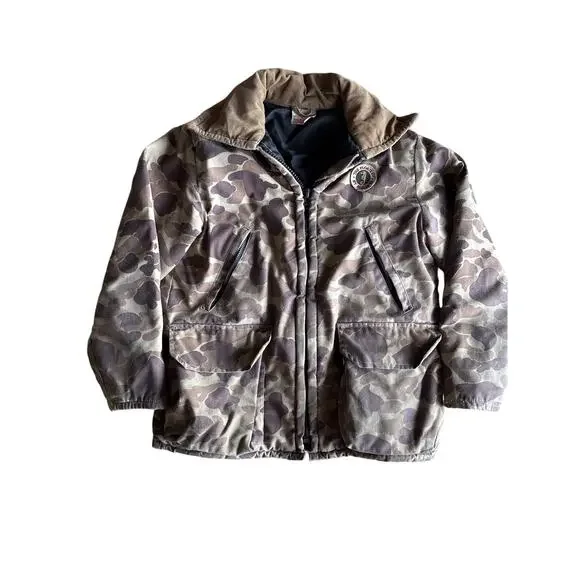 Vintage Mustang Bouyant Medium Outerwear Camo Floater Coat
