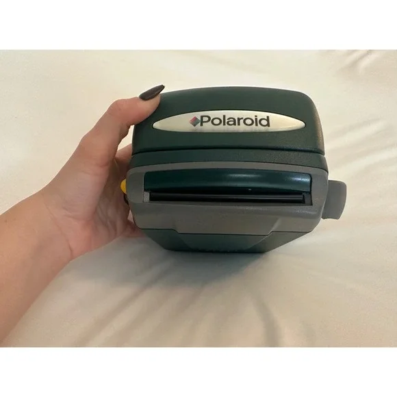 Polaroid OneStep Express Instant Film Camera Hunter Green with Bag and Manual