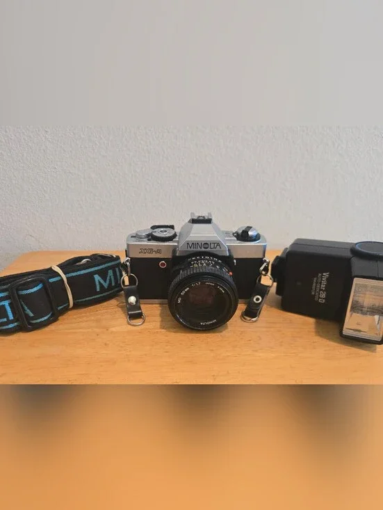 Vintage Film Camera Minolta XG-A Untested AS IS