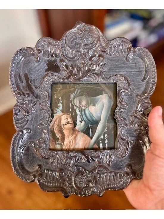 Botticelli's Primavera in Ornate Vintage Decorative Picture Frame Classical Art