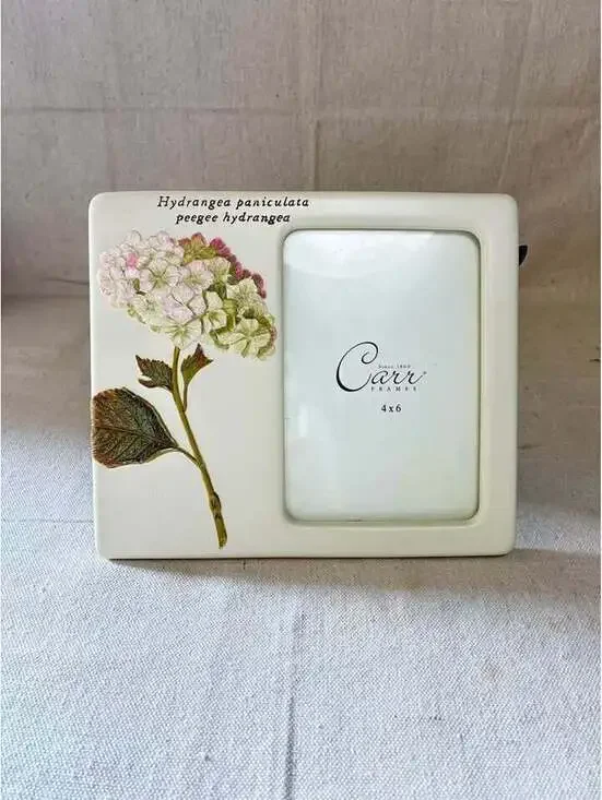 Carr 4x6 Hydrangea Ceramic Picture Frame