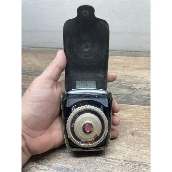 Vintage GE General Electric Exposure Light  Meter Model PR3‎ Camera Photography