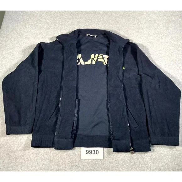 Vintage Fila Polartec Fleece Jacket Mens 40 Navy Blue Full Zip Medium