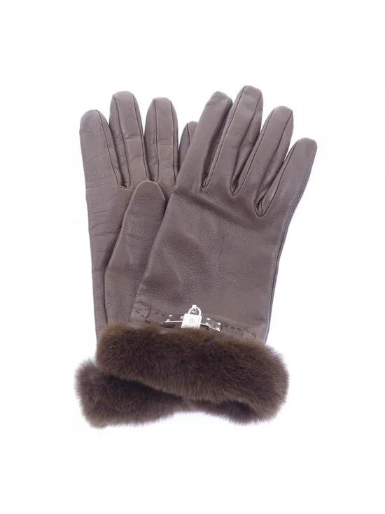 Hermes Glove Brown