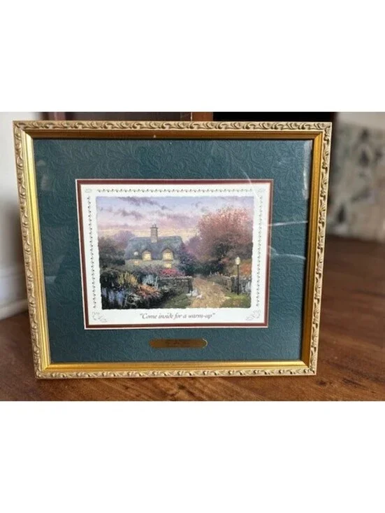 Thomas Kinkade Open Gate Sussex Collectors Society Framed Print 