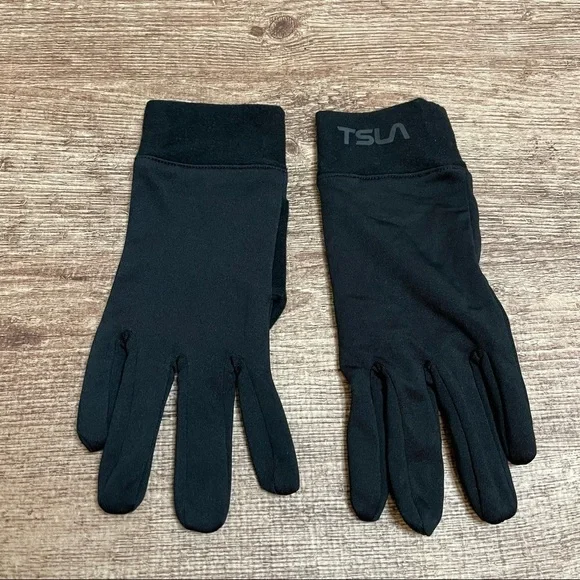 TSLA Black Thermal Winter Gloves Women's Size Small/Medium