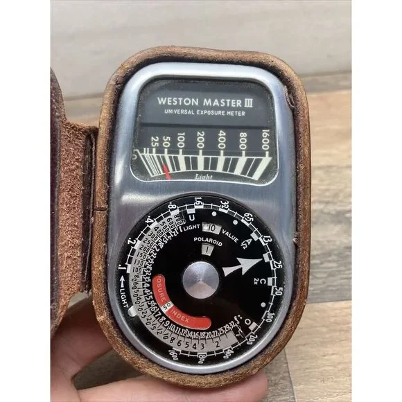 Weston Master III Exposure Meter in‎ Leather Case Model 737