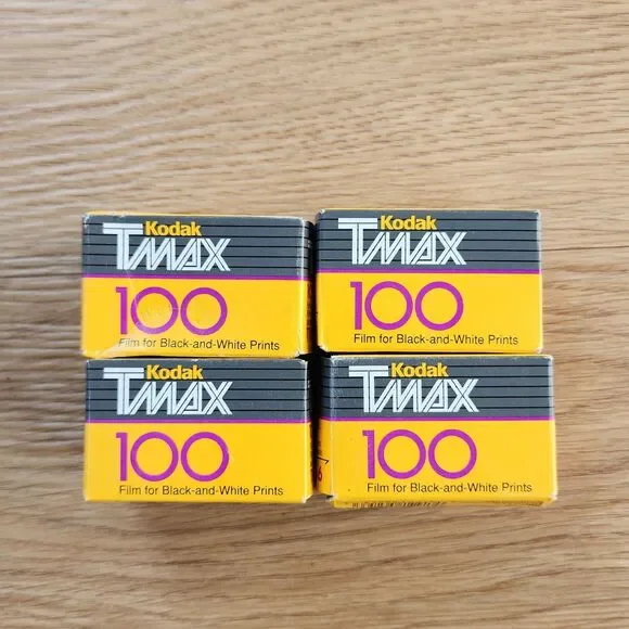KODAK TMAX 100 PROFESSIONAL TMX 135-36 EXPIRED 1999 New Sealed (Lot Of 4)