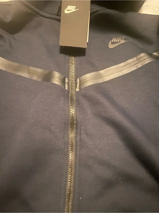 Nike Tech  fleece hoodie, navy blue