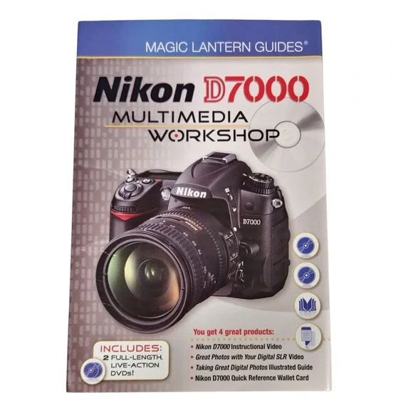 Nikon D7000 Multimedia Workshop Book 2 DVDs Magic Lantern Guides 2011