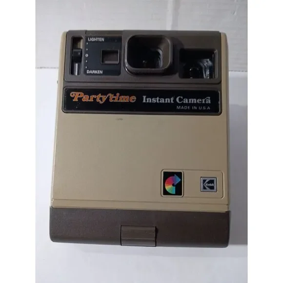 Vintage 1980s Kodak Party Time Instant Camera Made in USA