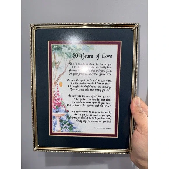 Vintage Ornate Gold Metal Photo‎ Frame 5
