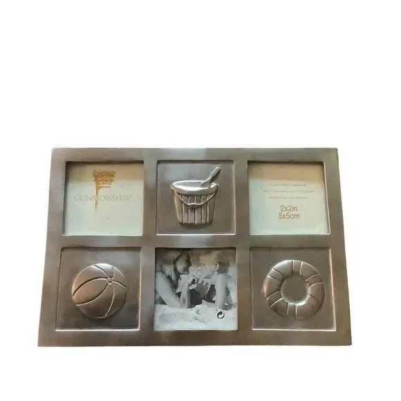 Connoisseur Decorative Photo Frame 3x 2x2in‎ Openings Beach Theme 6.5”x4.5”