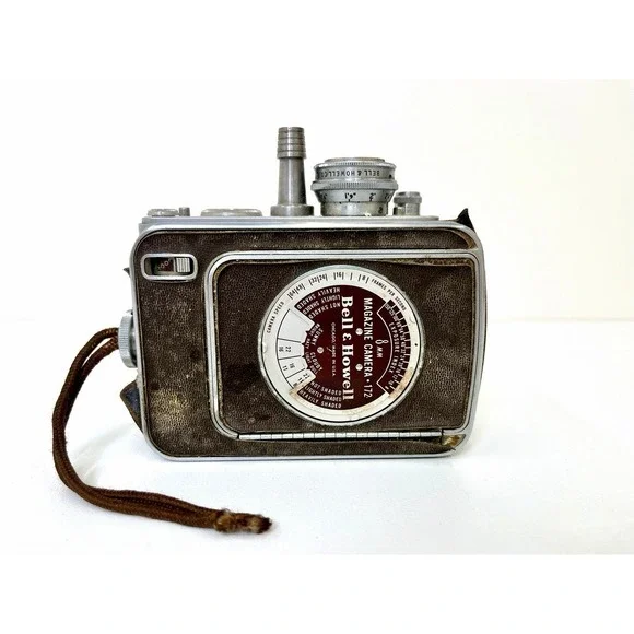 Vintage Bell & Howell‎ 8mm Magazine Film Camera Model 172 – Retro Mid-Century