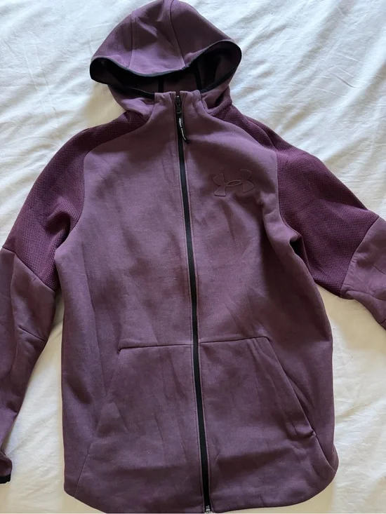 Under Armour Unstoppable Move Light Full-Zip Hoodie Kinetic Purple Medium New