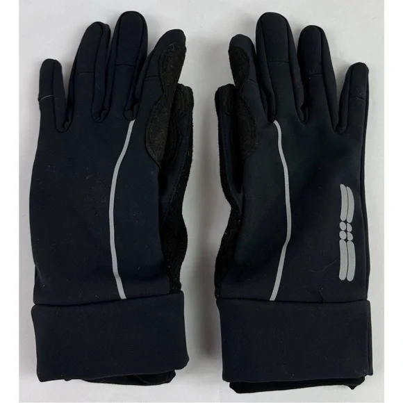 SWEATY BETTY Women's Black Lightweight Running Gloves Size, size Small