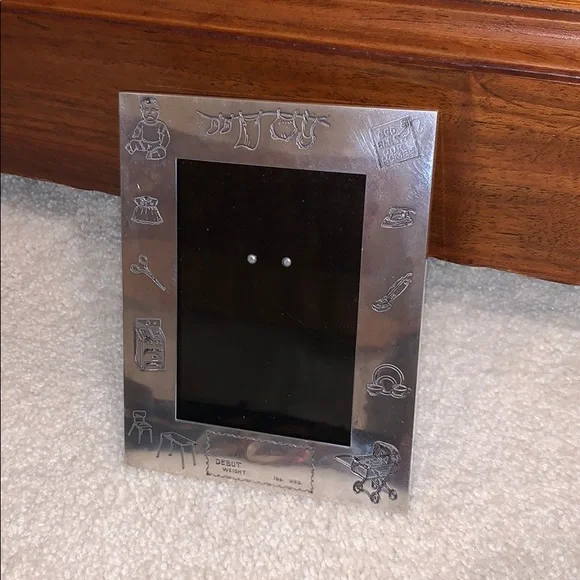 Vintage baby picture frame