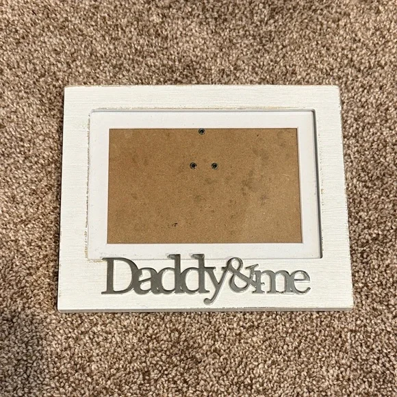 White 'Daddy & Me' 5x7” Photo Frame