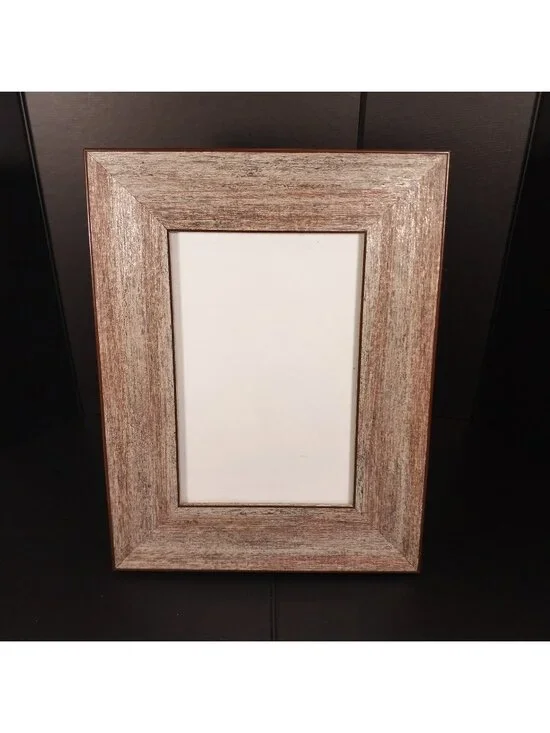 Brown-Gray Faux Wood Grain w/ Silver Sheen 4