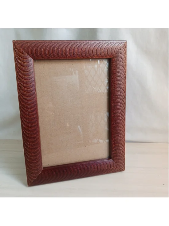 Vintage Cass Ohio 5x7 Wood Picture Frame Easel Landscape/portrait Mahogany Color