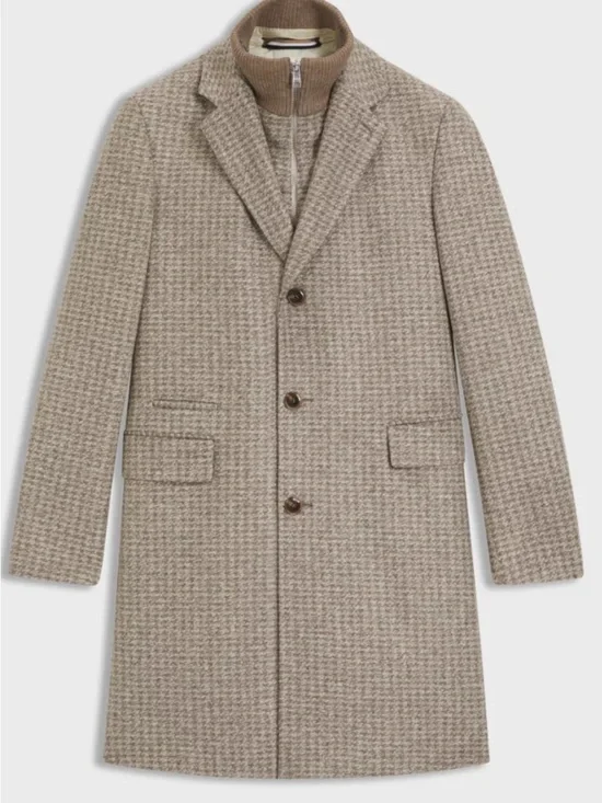 BOSS SLIM-FIT COAT WITH DETACHABLE INNER Slim fit