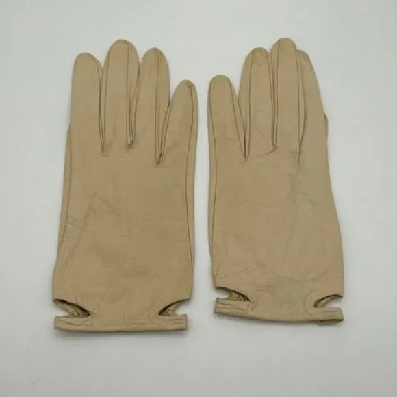 1950s Alexandre French Kid Leather Gloves Marshall Field Made in France Size 7 I