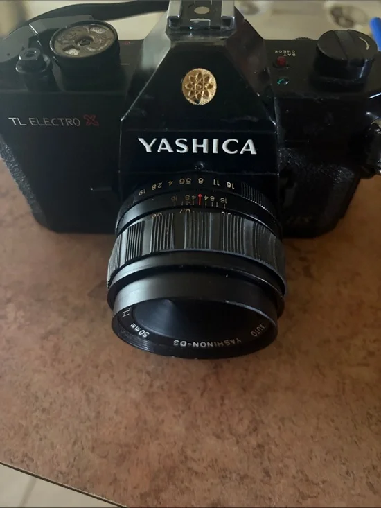 Yashica TL Electro X 50mm Camera in Black