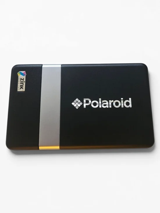 Polaroid Portable Photo Printer in Black with Silver Accent
