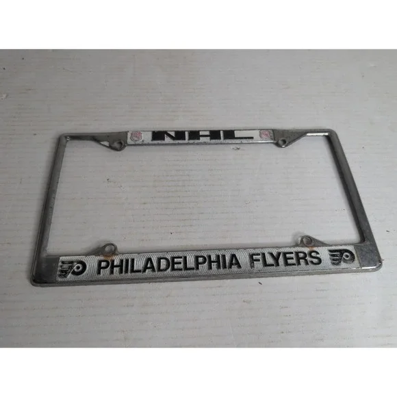Philadelphia Flyers NHL Chrome Metal License Plate Frame