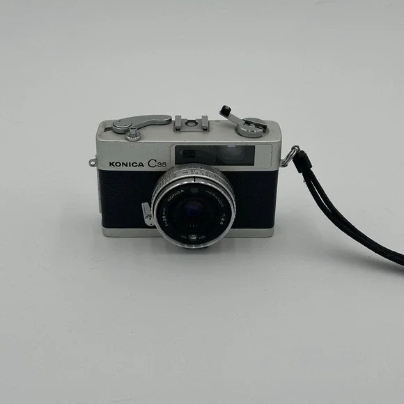 Konica C35 FD Rangefinder 35mm Film Camera READ