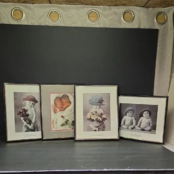 4 Matted Anne Geddes‎ Pictures In 8x10 Frames