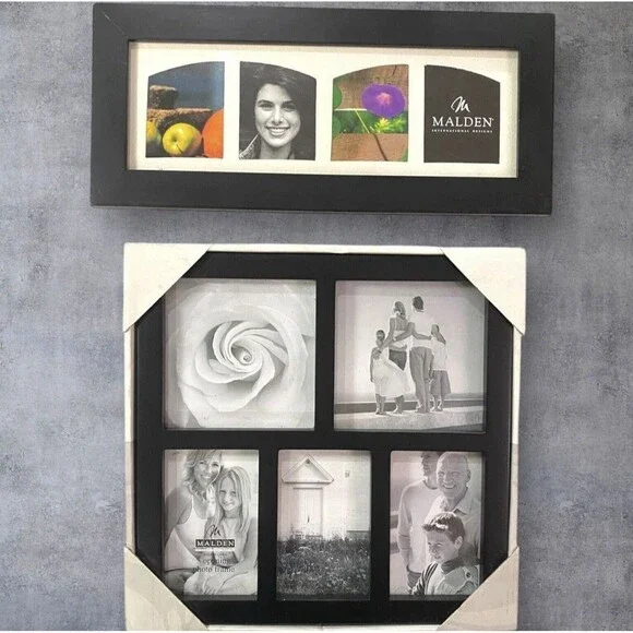 Malden Photo Frames, Black Matte – 2-Pack (1 New, 1 Pre-Loved)