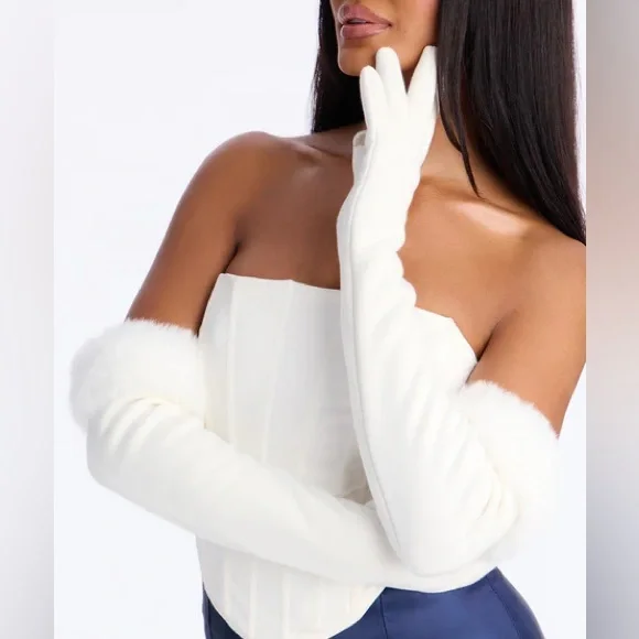 Being Fabulous Elbow Length Gloves NEW 🏷️