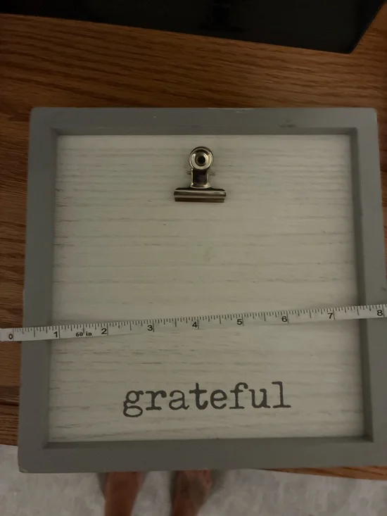 Sheffield Home Gray and White Picture Frame with Easel or Hanging Back
