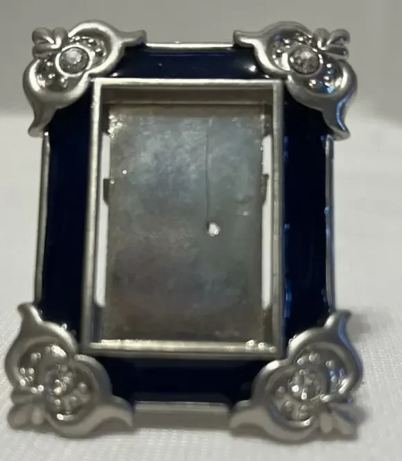 Jay Strongwater Mini Frame Crystal Accents 1.5 Inches Tall