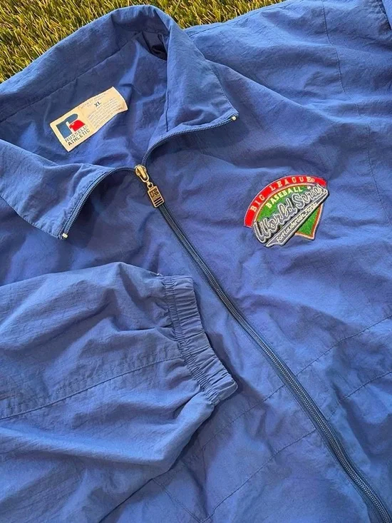 Russell Athletic XL Big League Baseball World Series Windbreaker Jacket