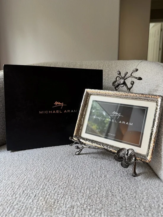 Michael Aram White Orchid Photo Frame 4x6 or 5x7