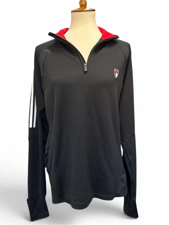Polo by Ralph Lauren Black Lightweight Half-Zip with Red Collar #571
