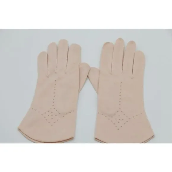 1950s Vintage Blush Pink Dress Gloves Size 6 1/2‎ Wear Right Gloves