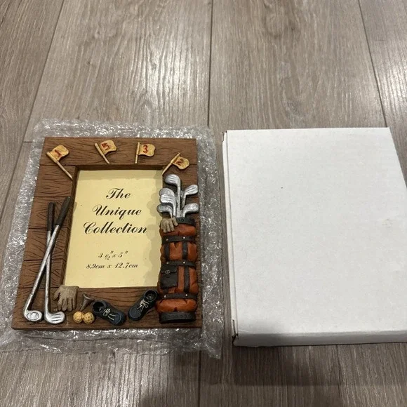 NEW Photo Frame The Unique Collection‎ Memories Golf Clubs 3.5