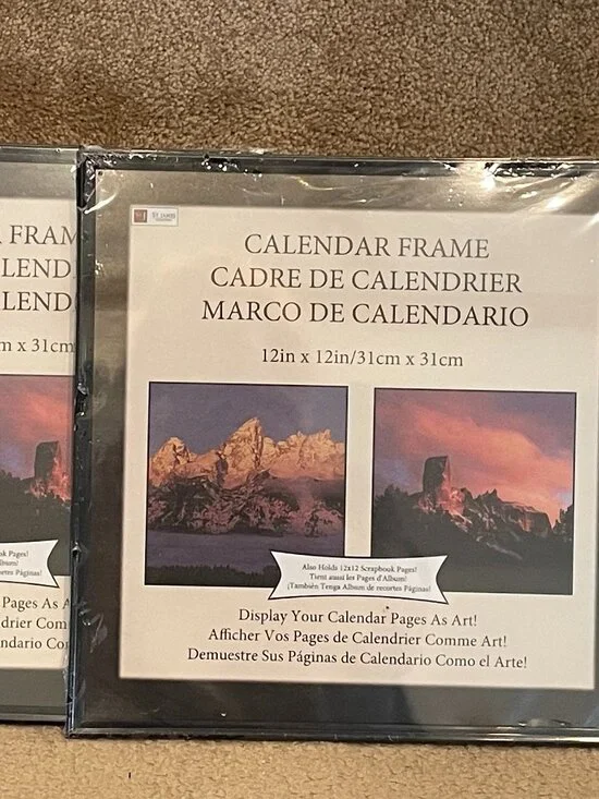 NEW 2 Calendar / Album Cover Frames 12 x 12 ST. JAMES COLLECTION