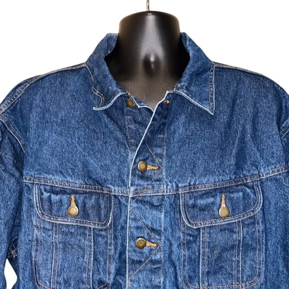 Vintage Wrangler Rugged Wear Trucker Jean/Denim Jacket/Coat sz XXL~Classic