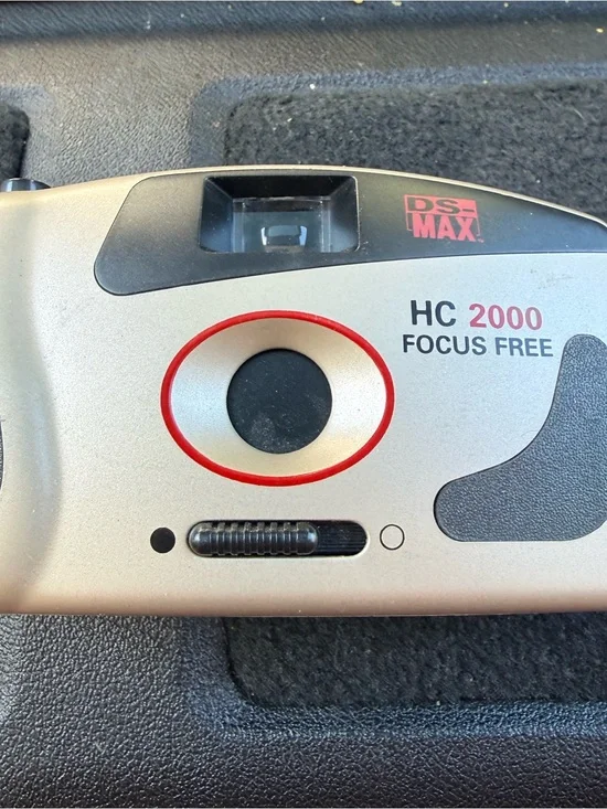 DSI MAX HC 2000 Focus Free Camera - Silver with Red Accents