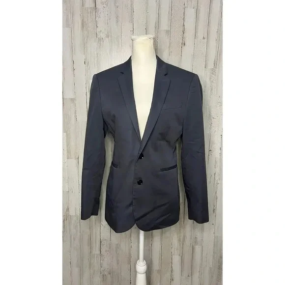 Express Innovator Men's Size 36 Short Extra‎ Slim Grey Blazer