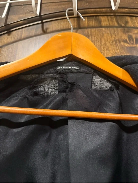Classic Black Satin-Lined Jacket